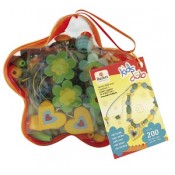 Kids Club Houten Kralenset 80 gr geel/groen