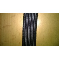 Taille elastiek zwart