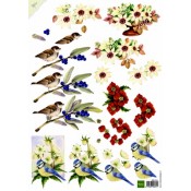 MB0131 Mattie Birds & Flowers