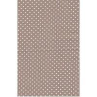 stof 50x70 cm taupe stip