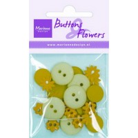 Buttons & Flowers Yellow