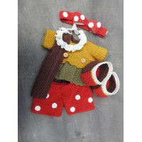 Funny Bunny XXL kledingset Dots herfst