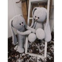 Funny Bunny Basic zittend/staand grijs XXL