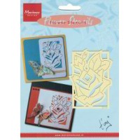 Embossing stencil Engels Rose