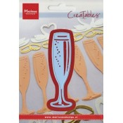 Creatables stencil champagne LR0237