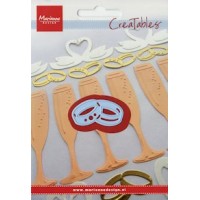 Creatables stencil wedding rings LR0238