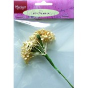 Silk flowers off white