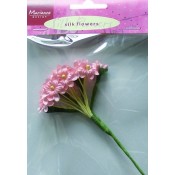 Silk flowers pink