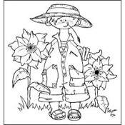 HM Clear Stamp In de tuin