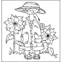 HM Clear Stamp In de tuin