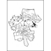HM Clear Stamp Snoes with present