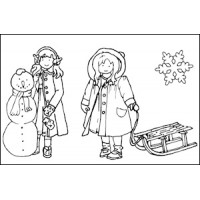 Tiny's Clear Stamps Sweet Winter TC0814