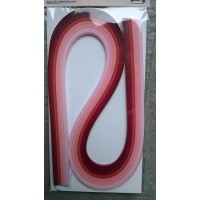 Quilling paper 3 mm x 54 cm , 120pcs , pink-red