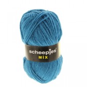 Scheepjeswol Mix 2284 donker aqua blauw