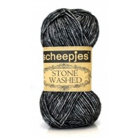 Scheepjeswol Stone Washed 803 Black Onyx